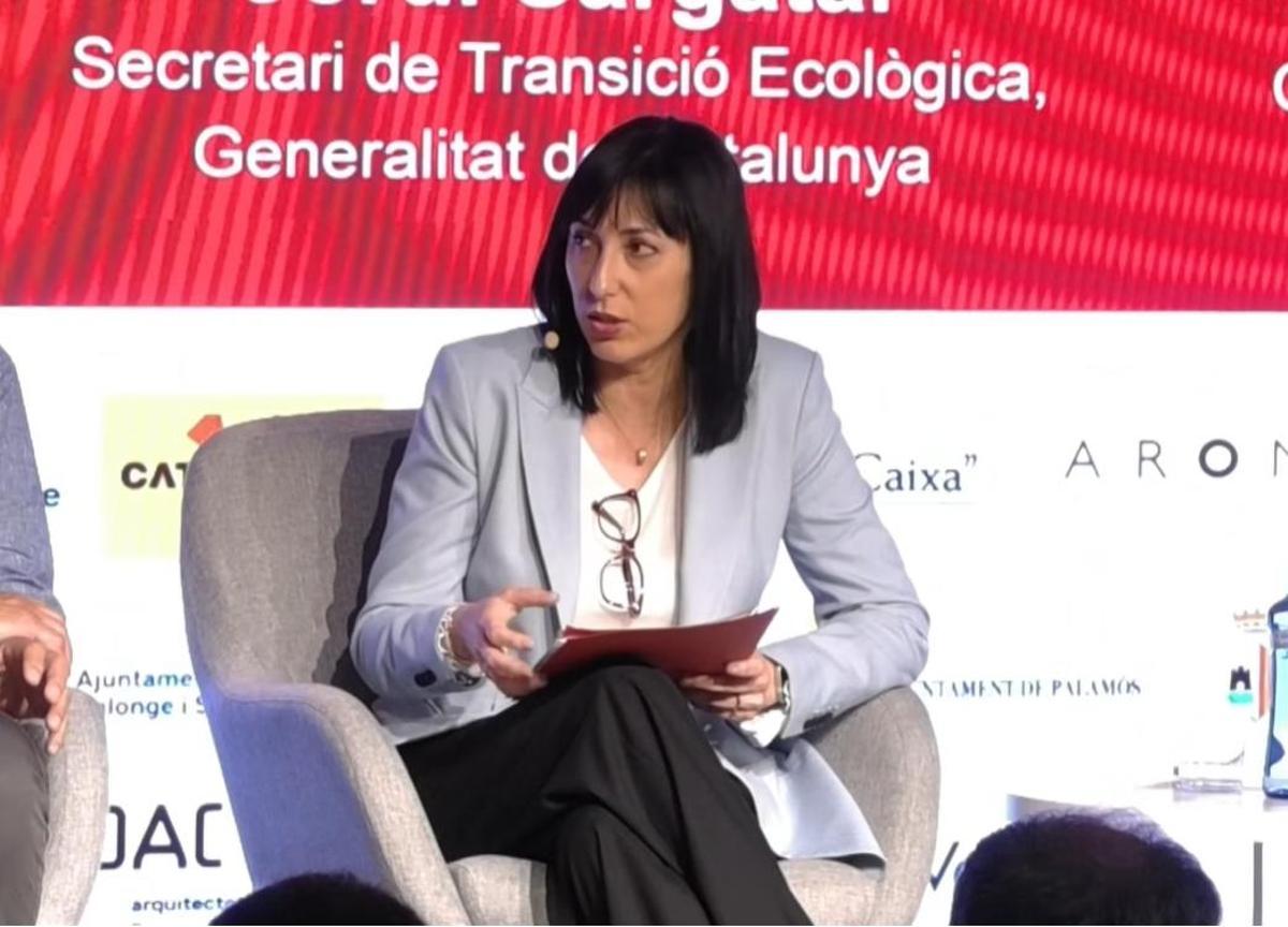 Manuela Redondo durant la X Jornada de Turisme, Territori i Societat