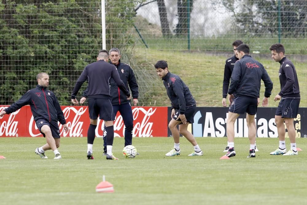 Entrenamiento del Sporting