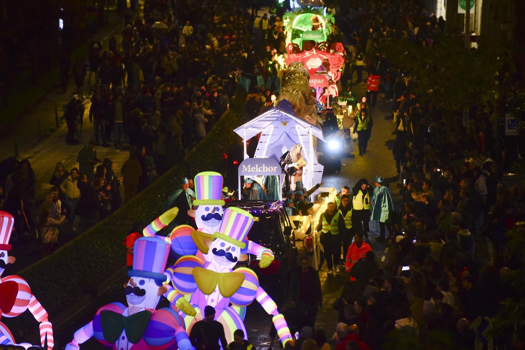 La llegada de los Reyes Magos a María Pita