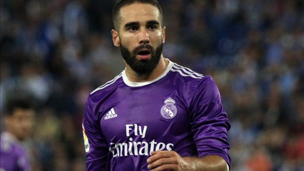 Carvajal recibió un fuerte golpe durante el partido frente a la Cultural