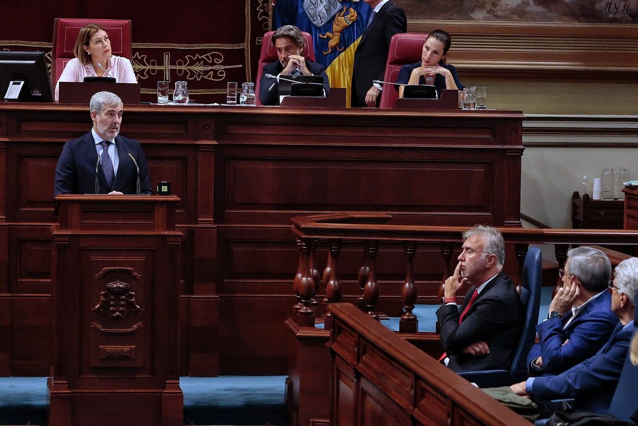 Segunda sesión del debate de investidura en el Parlamento de Canarias