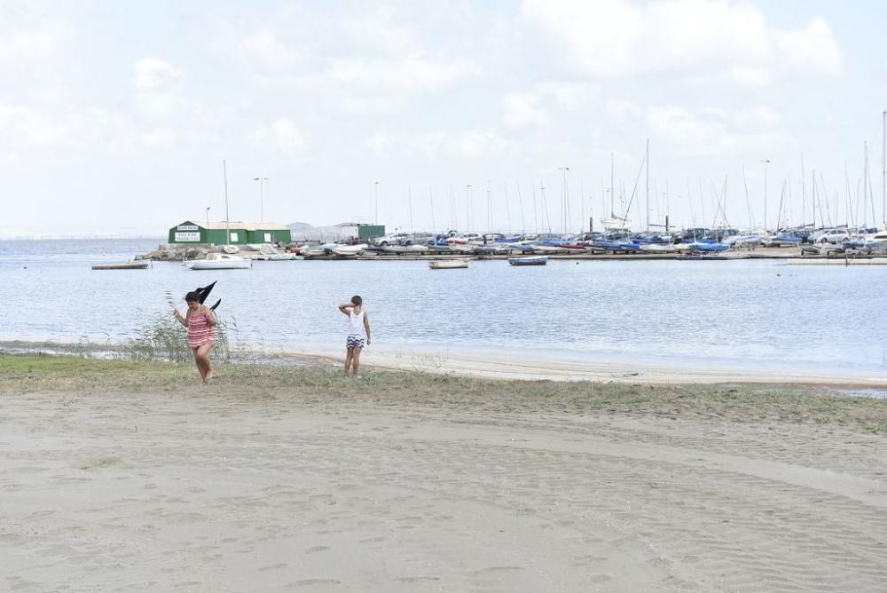 Protestas por el estado del Mar Menor en Los Nieto