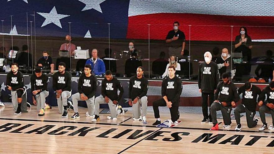 Protestas en la NBA contra el racismo