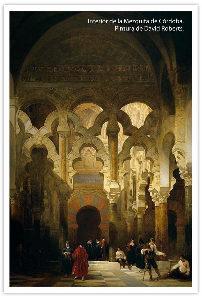 Pintura de la Mezquita de Cordoba