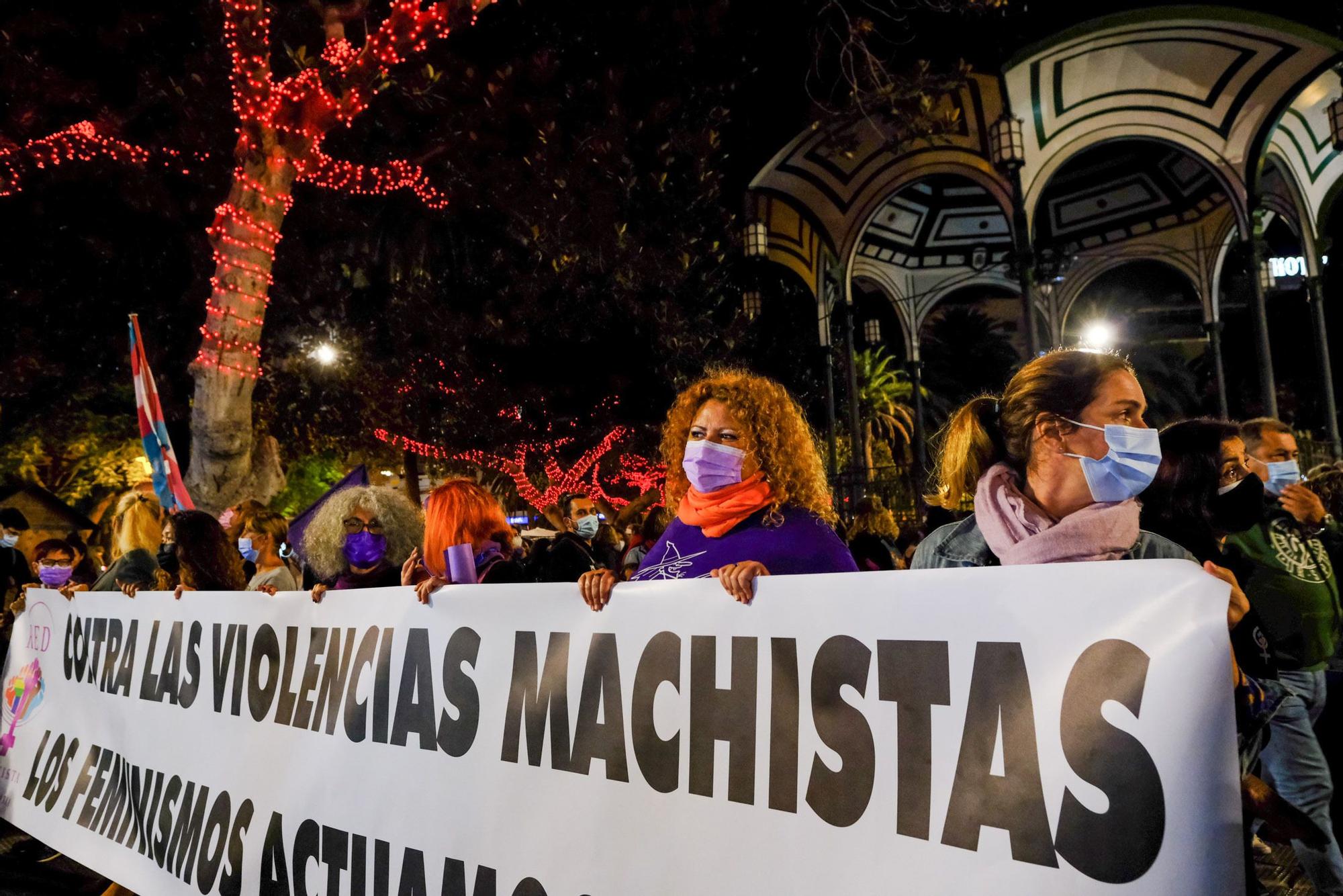 Manifestación del 25N en Las Palmas de Gran Canaria