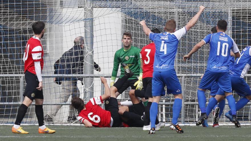 Gol del Ebro contra el Hércules