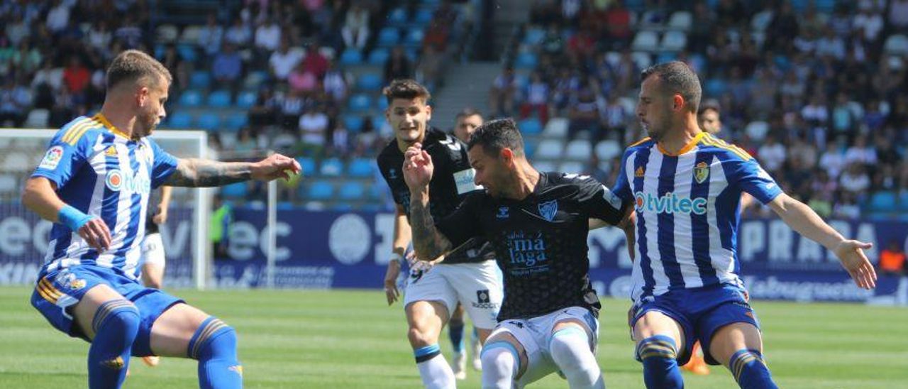 Rubén Castro, en el encuentro ante la Ponferradina.