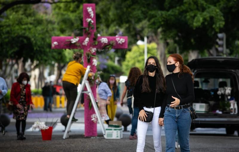 Previa de festividad de la Cruz en Santa Cruz de Tenerife