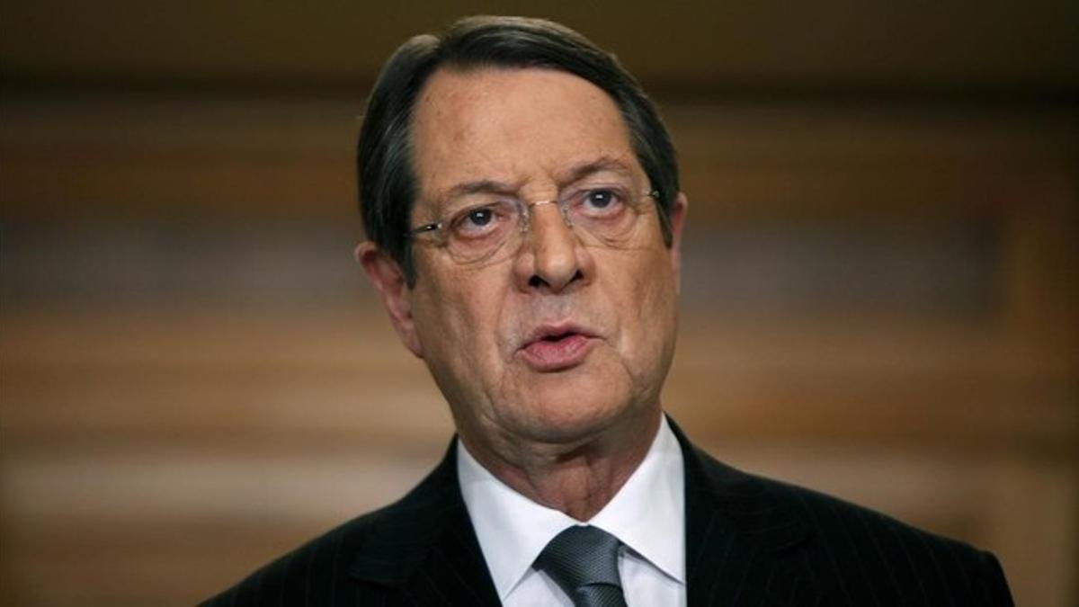 El presidente de Chipre Nicos Anastasiades.