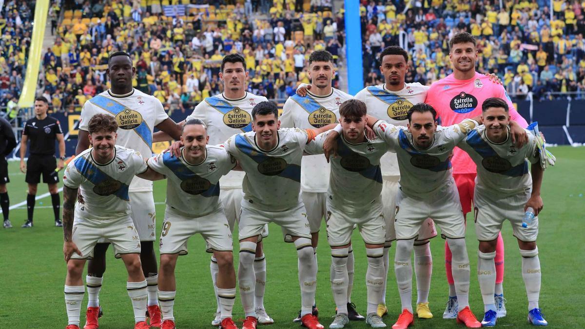 Once del Deportivo en Cádiz