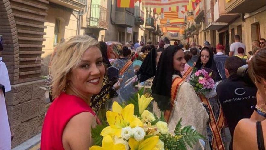 La periodista Cristina Pardo, pregonera de las fiestas de Maella, el pueblo de su padre