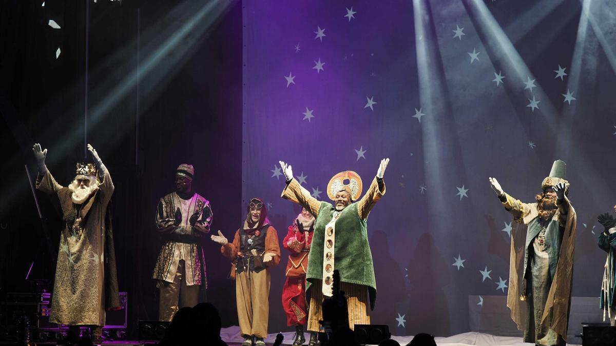 Imatge de la Cavalcada dels Reis d'Orient a Banyoles.