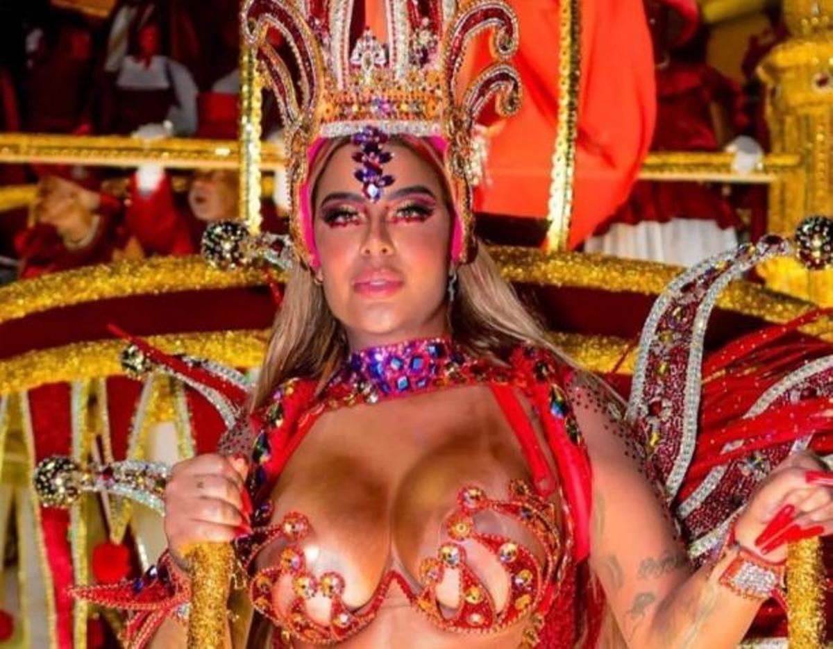 La hermana de Neymar arrasa en los carnavales de Brasil con este espectacular disfraz