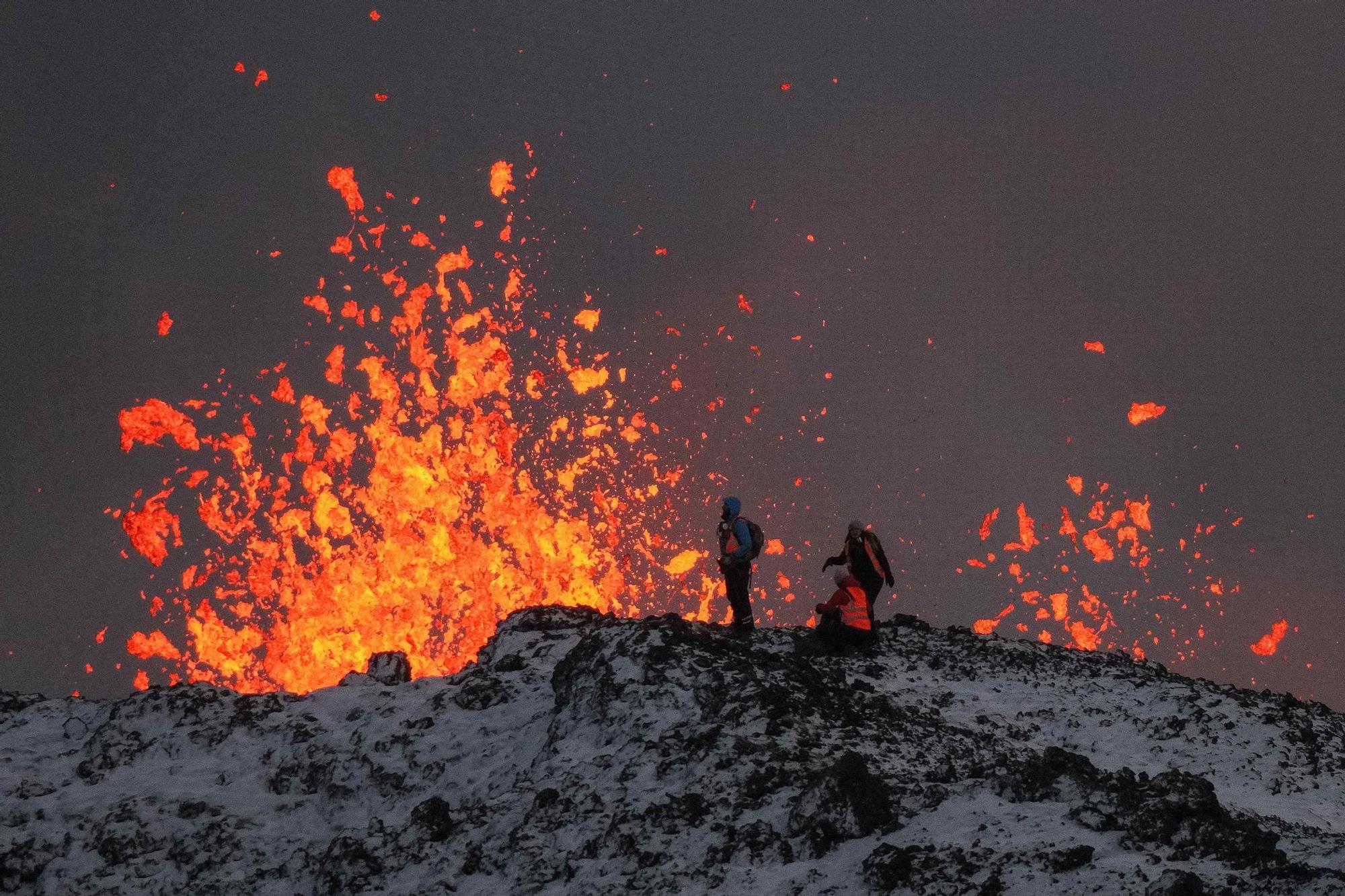 Erupció del volcà de Grindavik a Islàndia