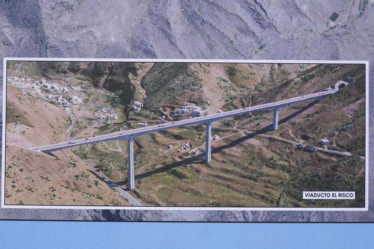 Visitas a las obras de la carretera de La Aldea