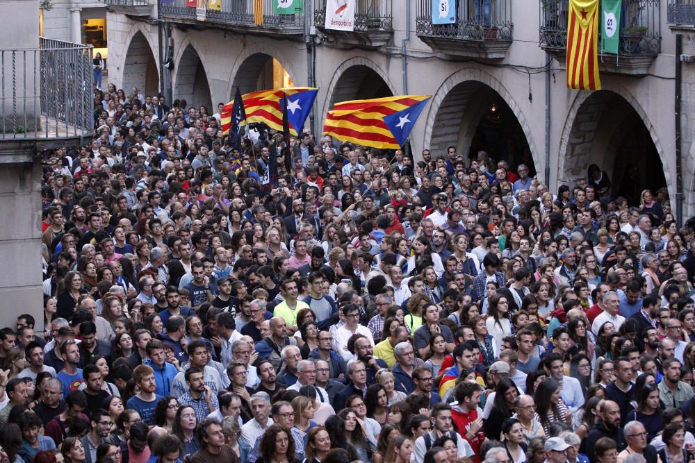 Les reaccions al discurs de Puigdemont a la Plaça del Vi