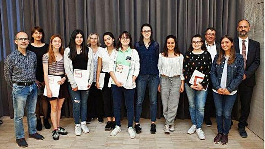 Alumnes de l&#039;institut Vicens Vives guanyen premis en traducció de francès
