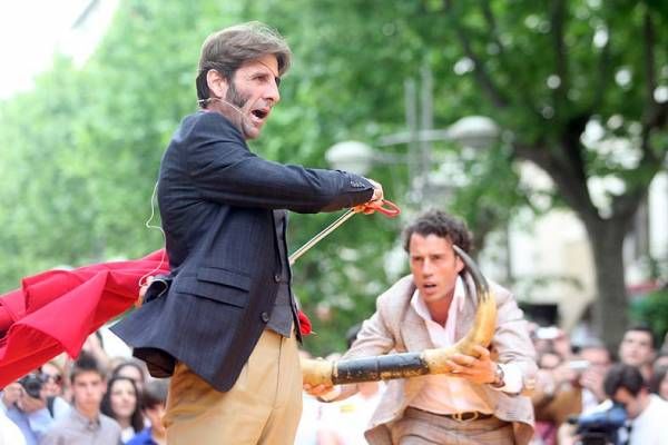 Toreo de salón en el Bulevar del Gran Capitán