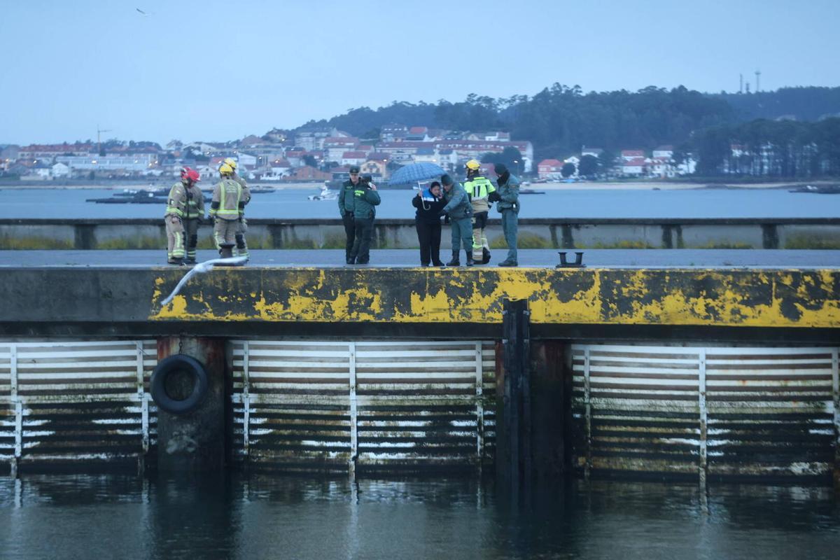 Muere un hombre de 80 años tras caer con su coche al mar en Vilanova
