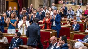 Pleno en el Parlament para la investidura de Salvador Illa