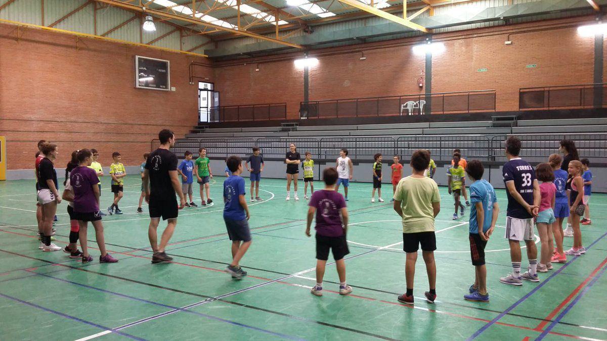 Imagen de una edición anterior del campus de balonmano