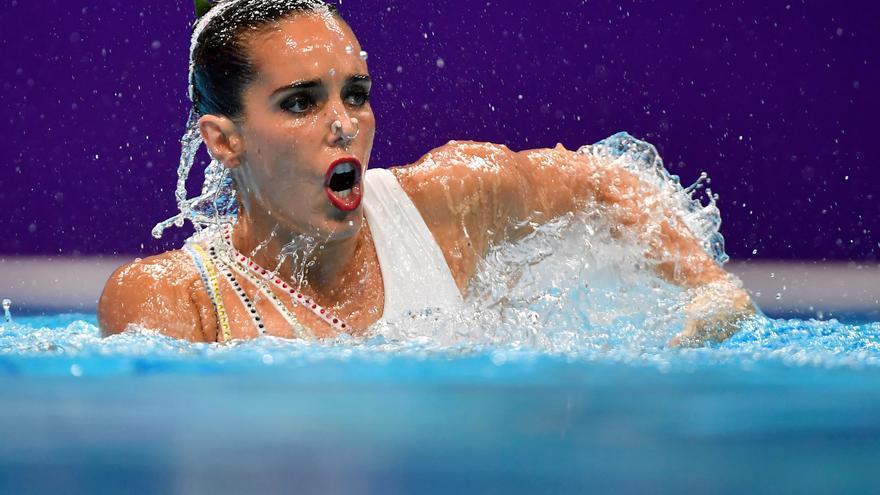 Bañador mujer de la selección española de natación sincronizada