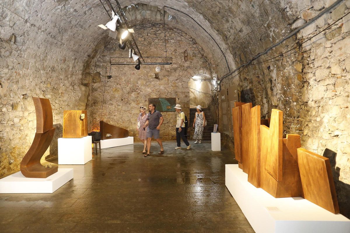 Visitants a l’exposició.