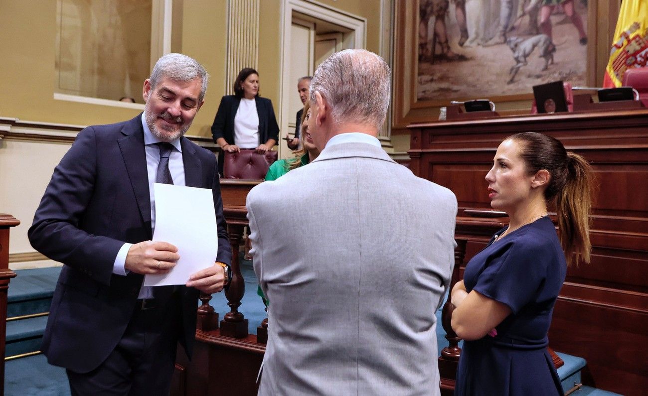 Segunda sesión del debate de investidura en el Parlamento de Canarias