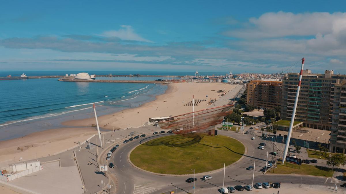 Matosinhos vista desde el aire