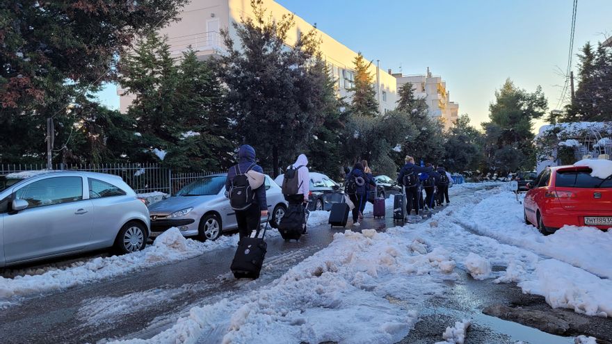 El Haris, tras 33 horas de viaje, juega ante el Panathinaikos