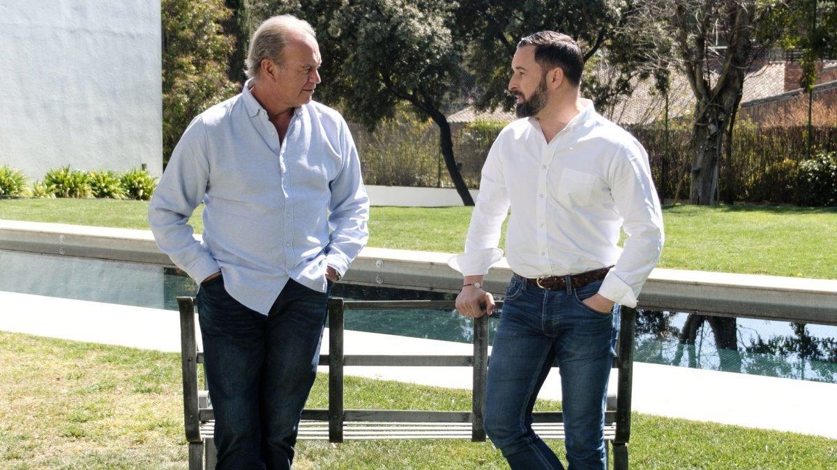 Bertín Osborne con Santiago Abascal en 'Mi casa es la tuya'