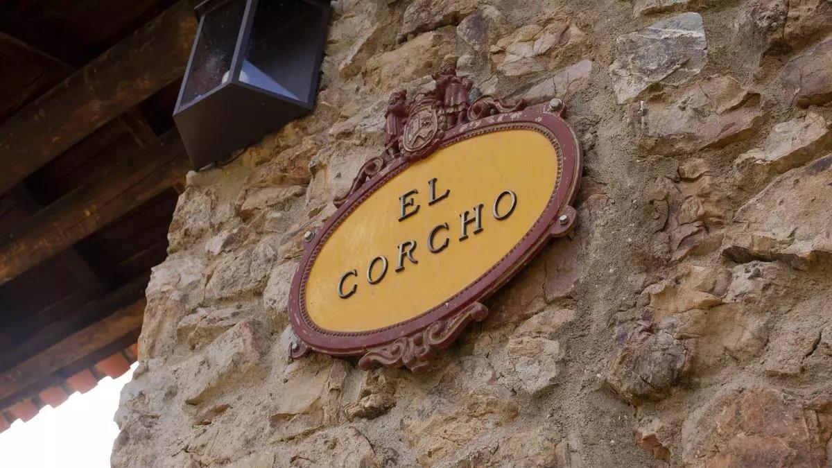 Entrada a la finca 'El Corcho' de Salorino.