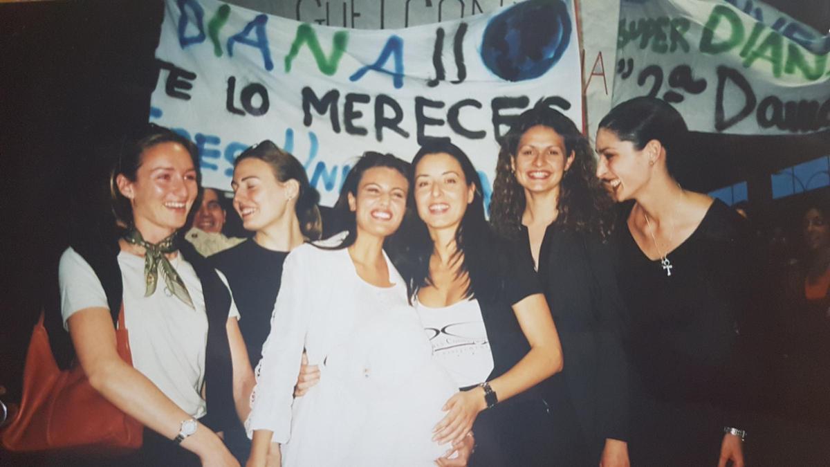 Llegada a Vigo tras participar en Miss Universo en 1999