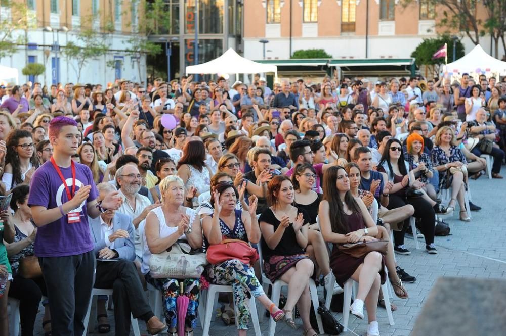 Mitin de Íñigo Errejón en Murcia