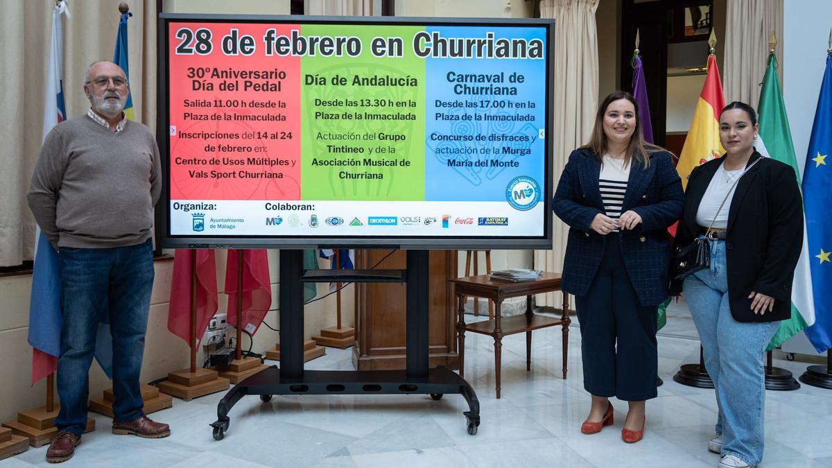 Presentación de las actividades en Churriana con motivo del Día de Andalucía.