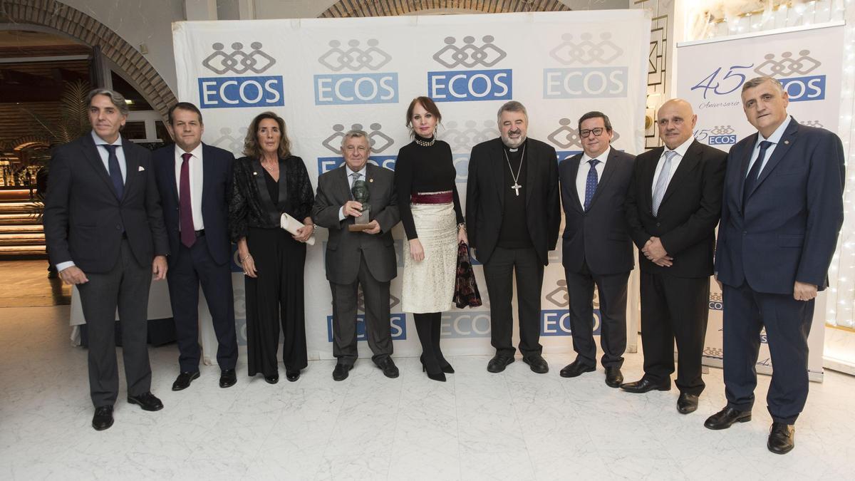El Premio ECOS recayó la pasada edición en la Hermandad de San Joaquín por los 500 años de esta cofradía fundada por comerciantes.