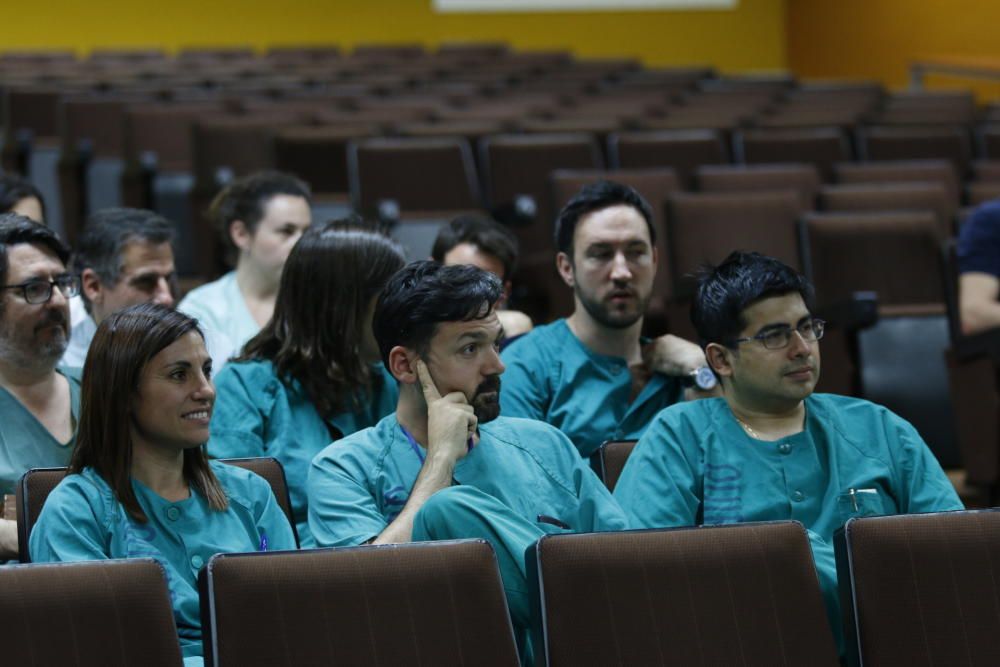 Acto de clausura de la nueva promoción de profesionales que culminan la residencia en el Hospital Clínico de Málaga