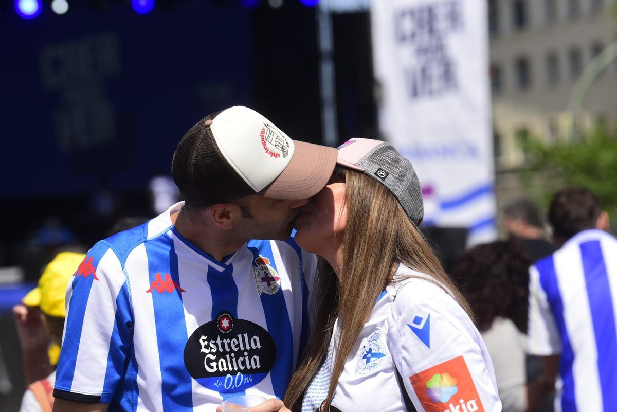 A Coruña respira deportivismo en la previa del Valladolid-Deportivo