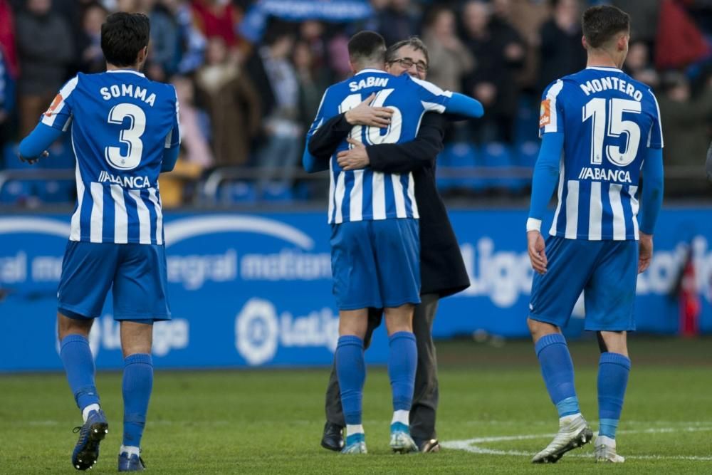 Así vivió Vázquez la victoria ante el Cádiz