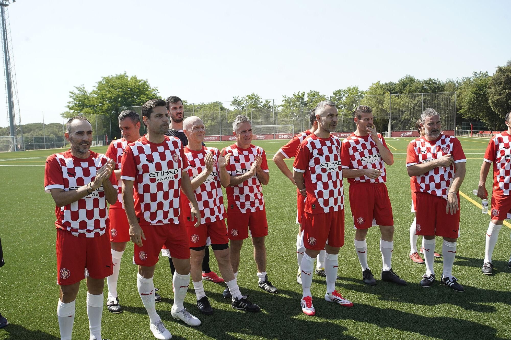 GIRONA. Torres de Palau Girona FC Legends-Agrupació Jugadors FCB, en homenatge a Pepe Pinto