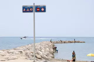 El Gobierno estudia retirar las piedras del espigón de El Postiguet en Alicante