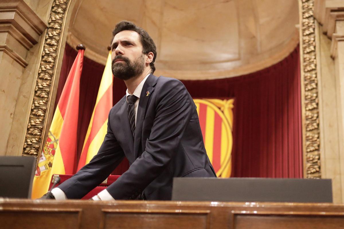 El expresidente del Parlament, Roger Torrent, en una foto de archivo.