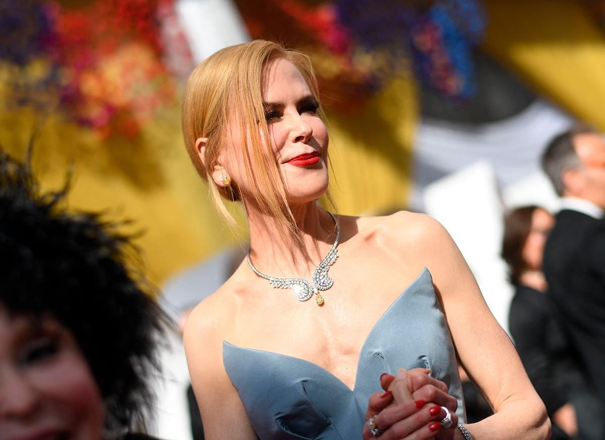 El labial rojo de Nicole Kidman