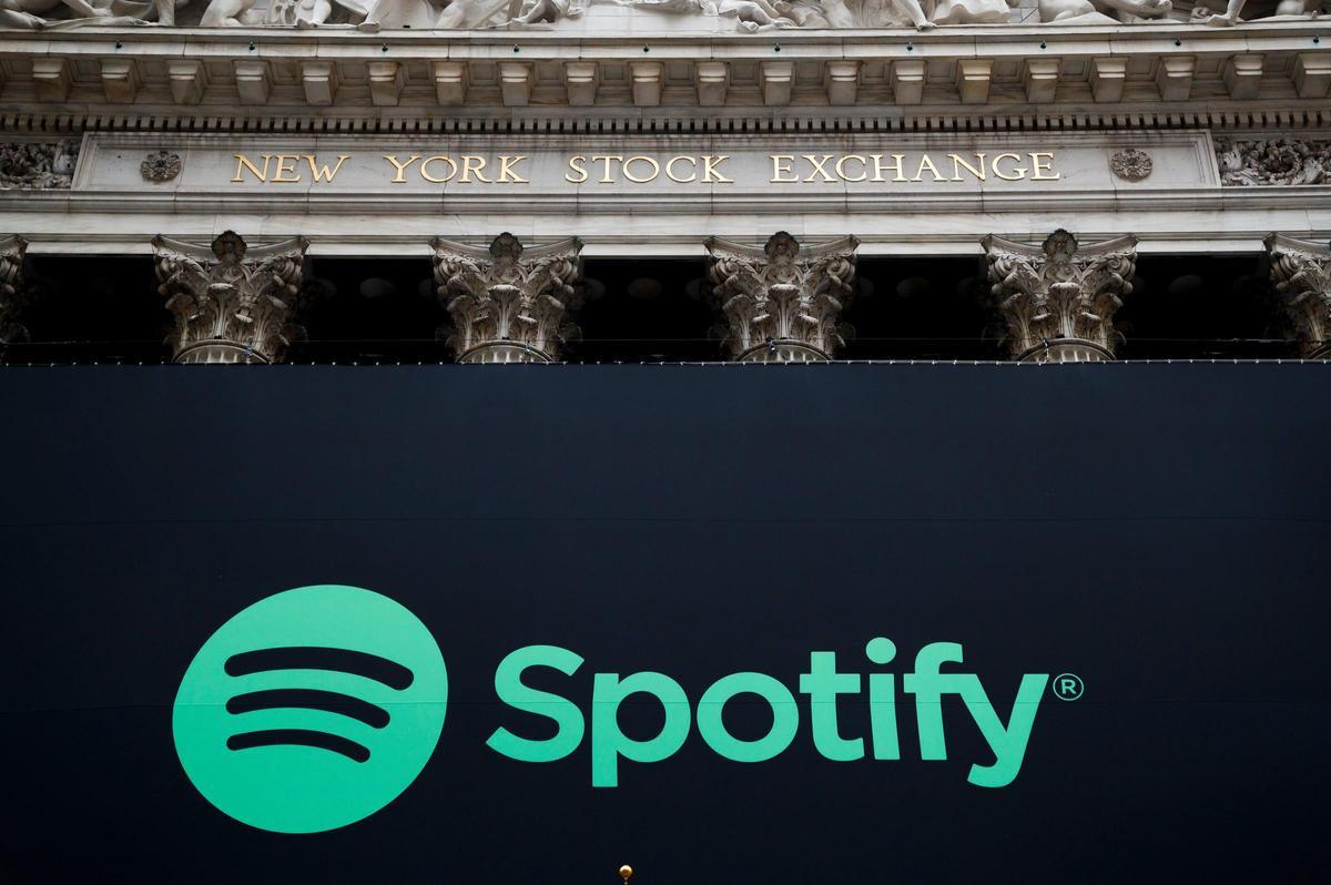 En 2018 Spotify comenzó a cotizar en la Bolsa de Nueva York.