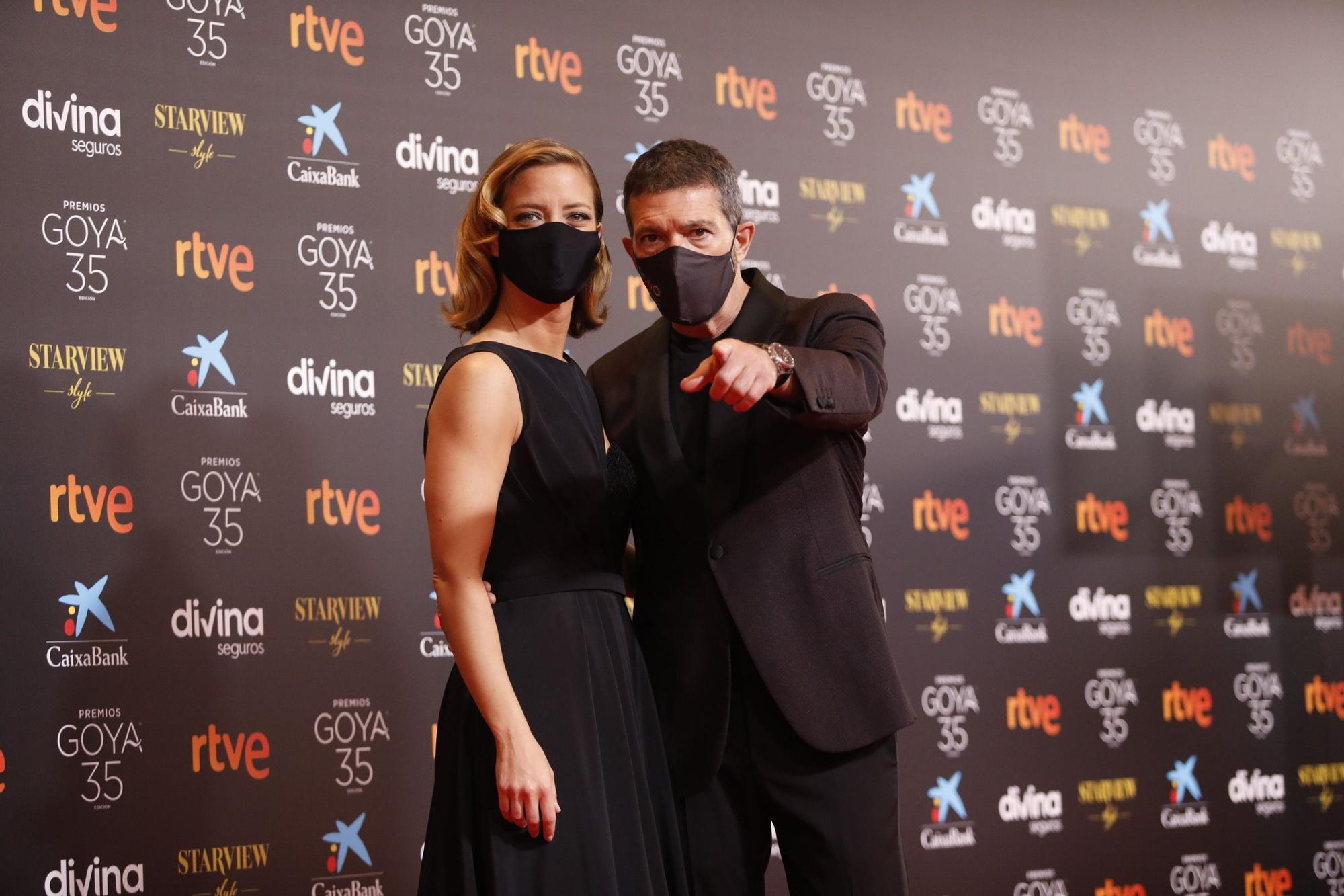 Alfombra roja de la gala de los Goya 2021 en Málaga