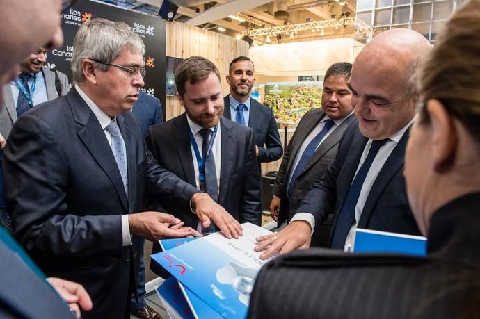 Inauguración del Pabellón de Canarias en la ITB 2019 (Feria Internacional de Turismo de Berlin). Berlin 6 de marzo de 2019