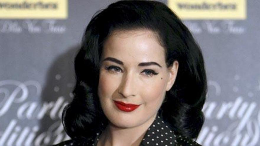 La showgirl norteamericana Dita Von Teese