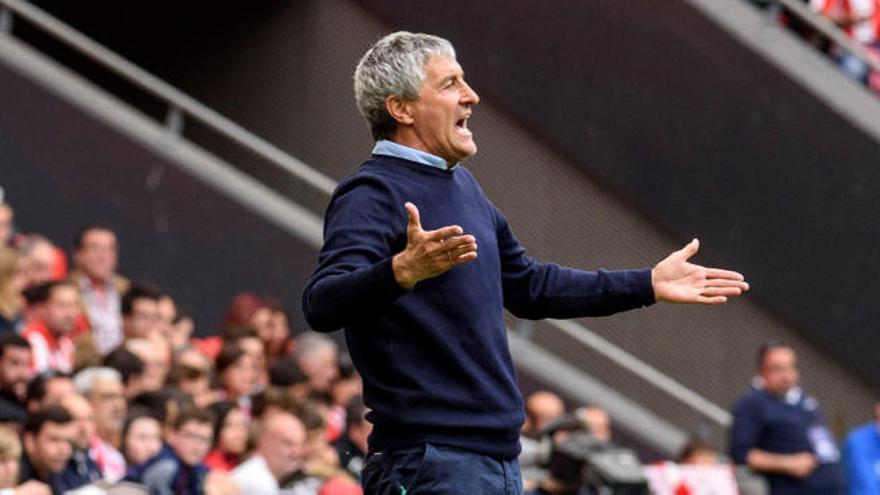 Quique Setién, entrenador del Real Betis Balompié.