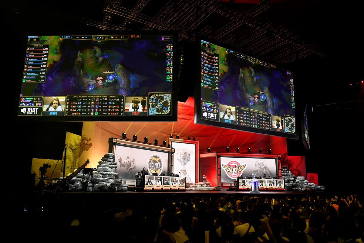 Final del campeonato mundial de League of Legends, en Madrid. 