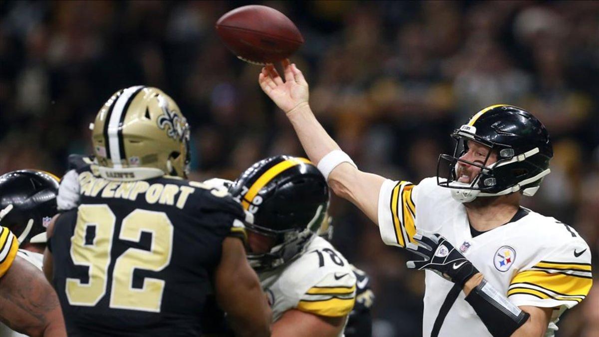 Pese al buen partido, Ben Roethlisberger no pudo conseguir la victoria en New Orleans